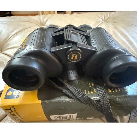 Lechmere VTG Bushnell Spectator Series 7x35mm Wide Angle Binoculars Case & Box - Picture 7 of 10